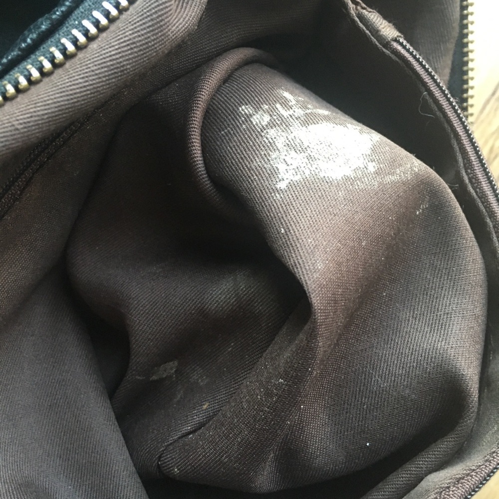 Black Large lace and stud purse weekend bag - Picture 8 of 10